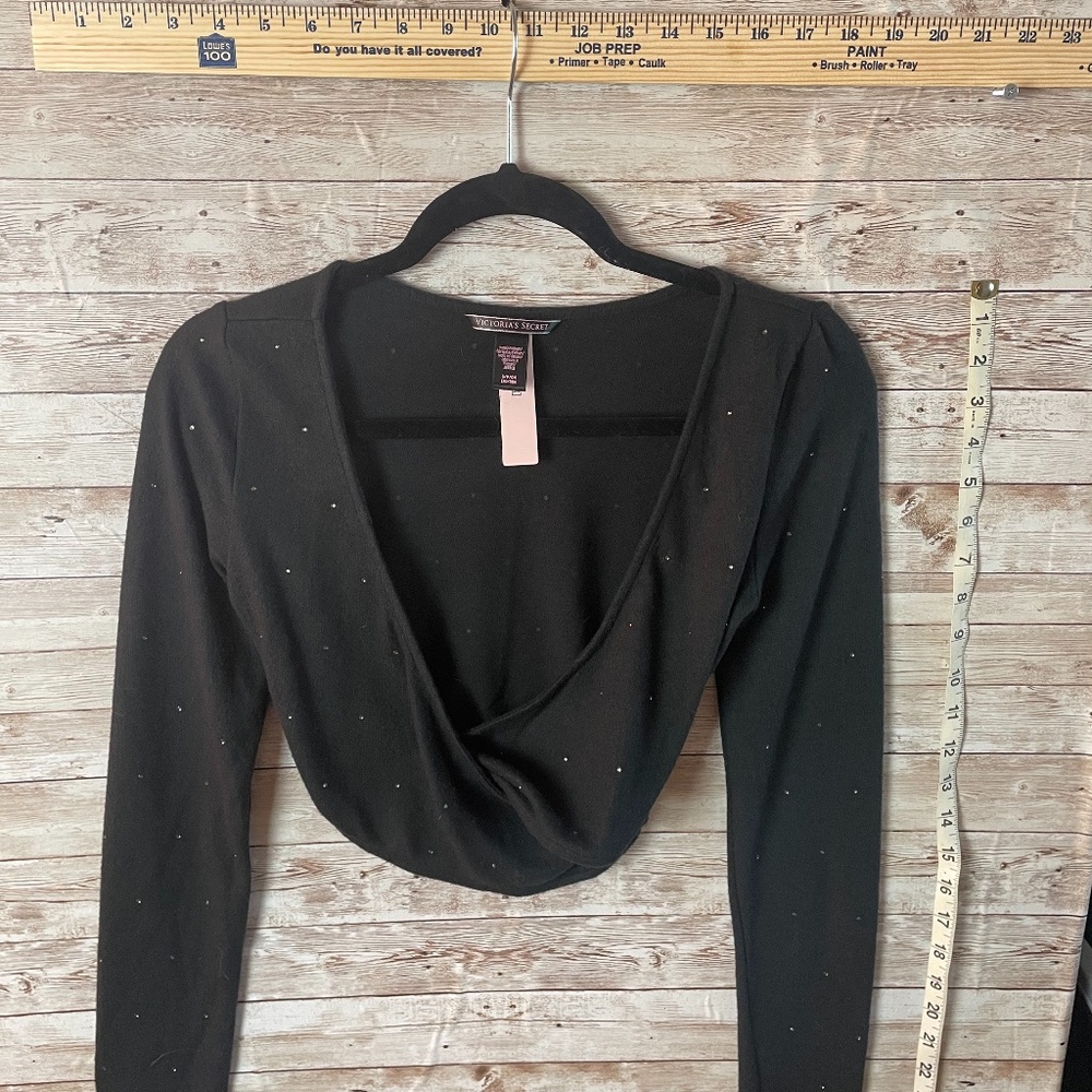 Black long sleeve blouse